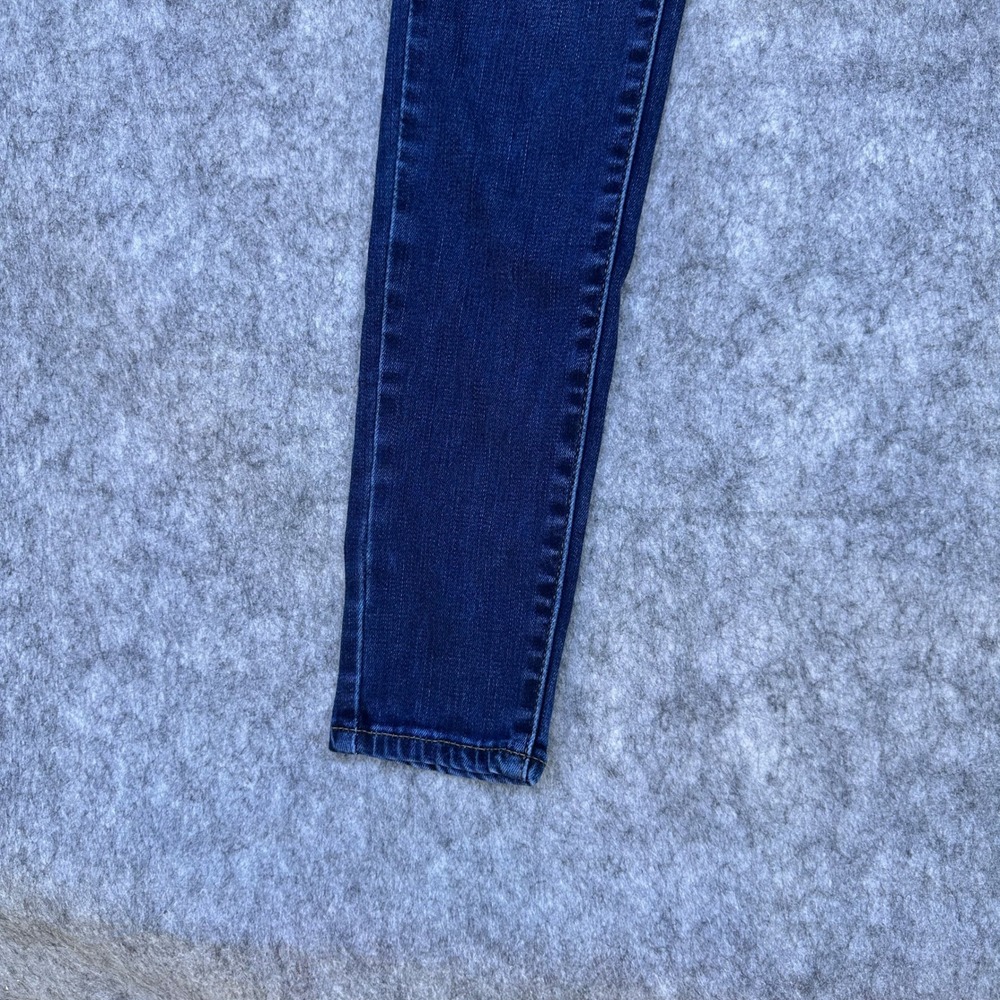 Levis Premium 711 Skinny Jeans Dark Wash Indigo Blue Denim Size 26 x 32 - Picture 10 of 16